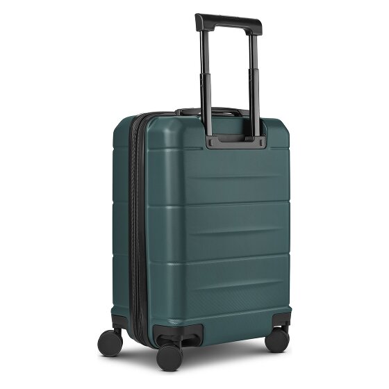 Police London 4 wielen Cabinewagen 55 cm Laptopvak met uitbreidingsplooi