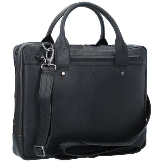 Plevier Navigator Tacan Koffer Leer 36 cm Laptop compartiment