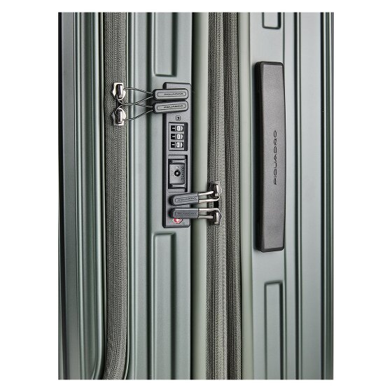 Piquadro PQ-Light 4 wielen Trolley M 69 cm met uitbreidingsplooi