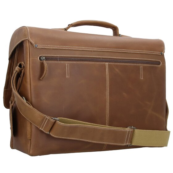 aunts & uncles Hunter Jack Messenger Leer 45 cm Laptopcompartiment