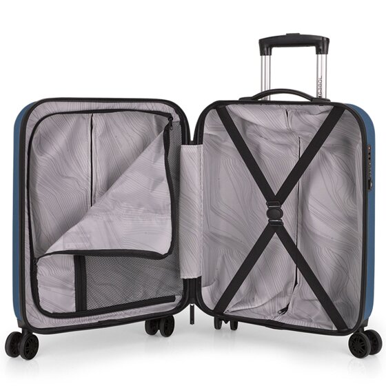 Gabol Paradise XP 4 wielen Cabinewagen S 55 cm met uitbreidingsplooi