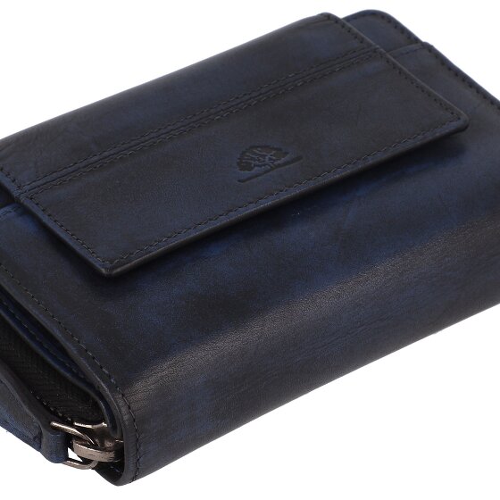 Greenburry Destressed Portemonnee RFID-bescherming Leer 13.5 cm