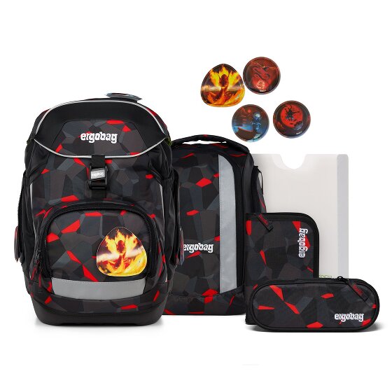 Ergobag Set rugzakken 6 st. incl. klittenbandset