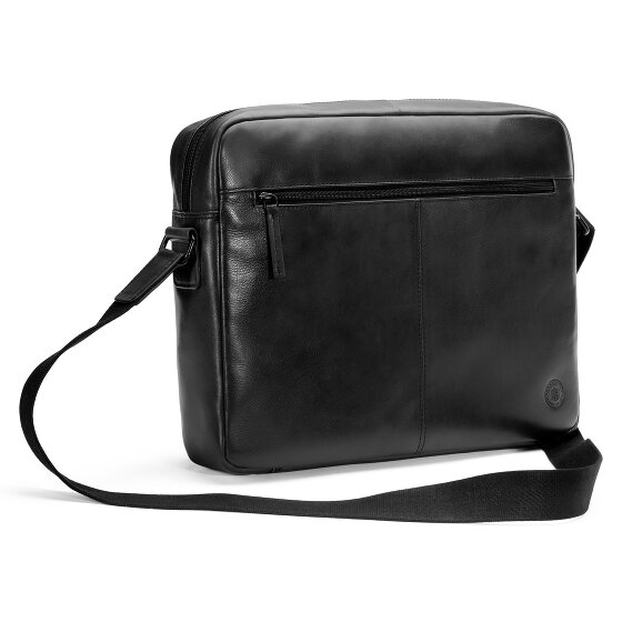 Farmhood Memphis Aktetas Messenger Leer 38 cm Laptop compartiment