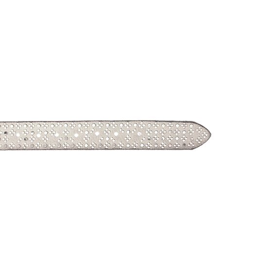 b.belt Studded riem leer
