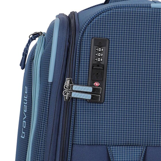 Travelite Corsiica 4 wielen Trolley M 67 cm met uitbreidingsplooi