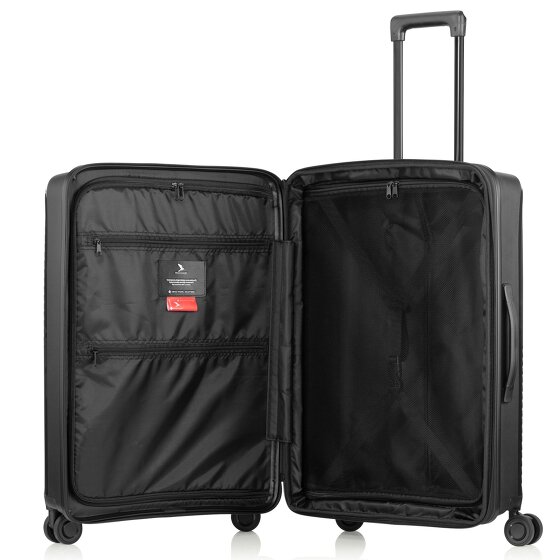 Pack Easy Jet 4 wielen Trolley 64 cm met uitbreidingsplooi