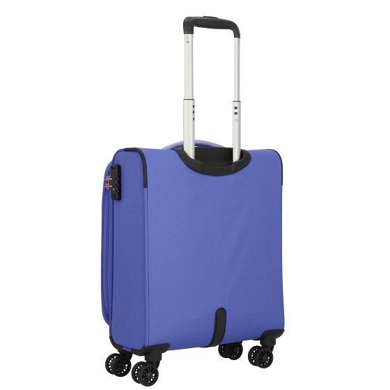 American Tourister Pulsonic 4 wielen Cabinewagen 55 cm met uitbreidingsplooi
