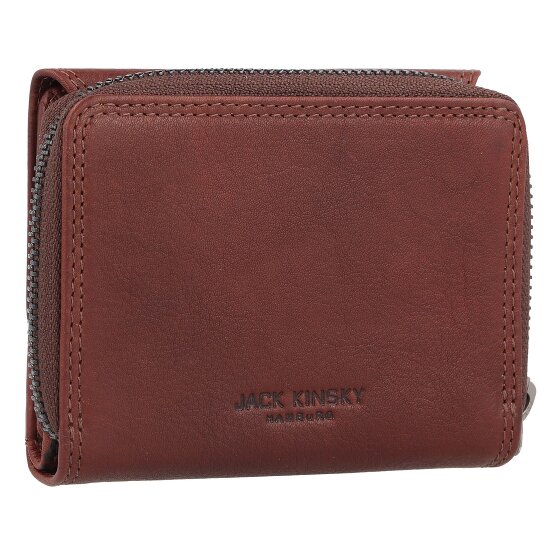 Jack Kinsky Portemonnee RFID-bescherming Leer 11 cm