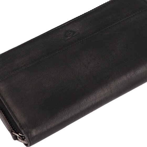 Greenburry Destressed Portemonnee RFID-bescherming Leer 19 cm