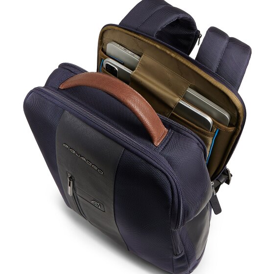 Piquadro Brief Zakelijke rugzak RFID-bescherming 41 cm Laptopvak