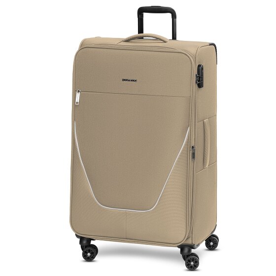 Stratic taska 4-wiel trolley L 76 cm met uitvouwbare plooi