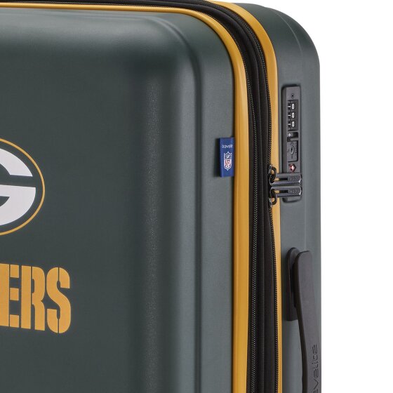 Travelite travelite x NFL 4 wielen Trolley M 67 cm met uitbreidingsplooi