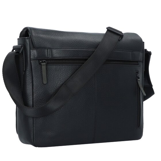Jost Stockholm Messenger Leder 33 cm Laptopcompartiment