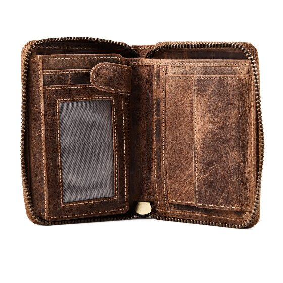 Greenburry Hecht Portemonnee Leer 13.5 cm