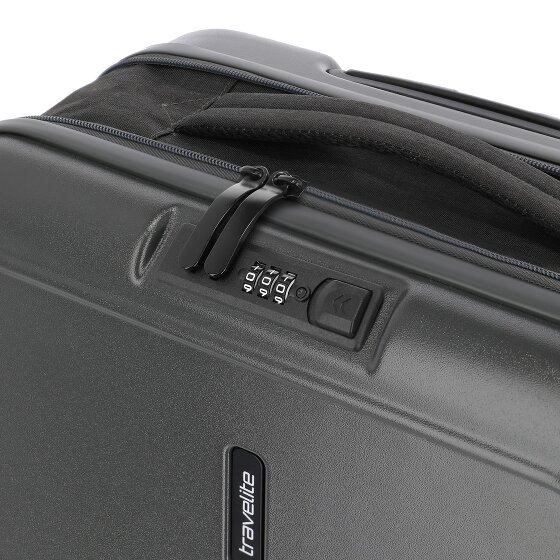 Travelite Basics 4 wielen Cabinewagen 55 cm met uitbreidingsplooi