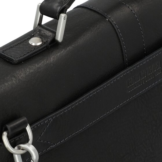 Leonhard Heyden Bergamo aktetas leer 38 cm Laptop compartiment