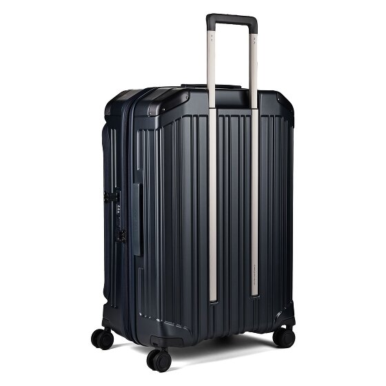 Piquadro PQ-Light 4 wielen Trolley M 69 cm met uitbreidingsplooi