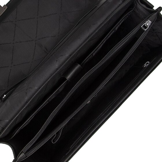 The Chesterfield Brand Glenwood Aktetas Messenger Leer 42 cm Laptop compartiment
