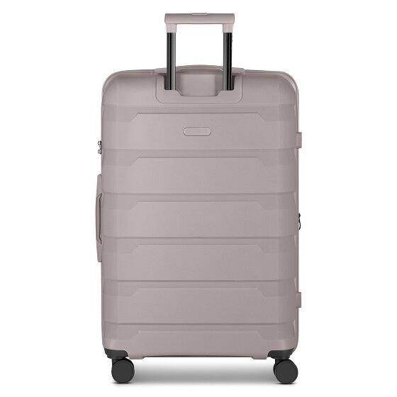 d&n South Dakota 4 wielen Trolley L 76 cm met uitbreidingsplooi