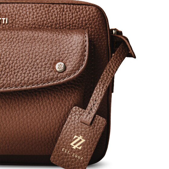 Lazarotti Bologna Leather Crossbody tas Leder 21 cm
