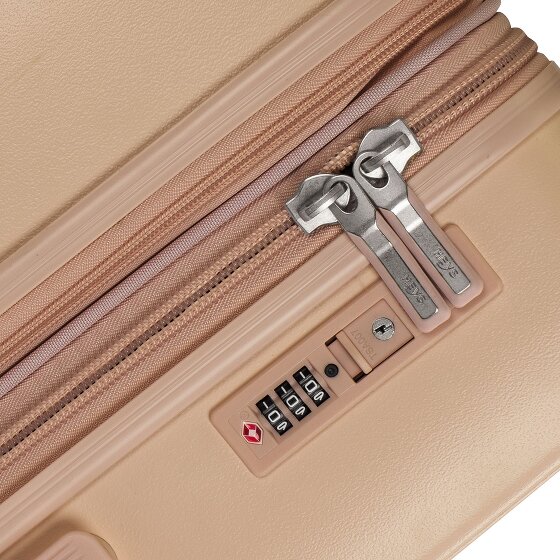 Heys Pastel 4 wielen Cabinewagen S 53 cm met uitbreidingsplooi