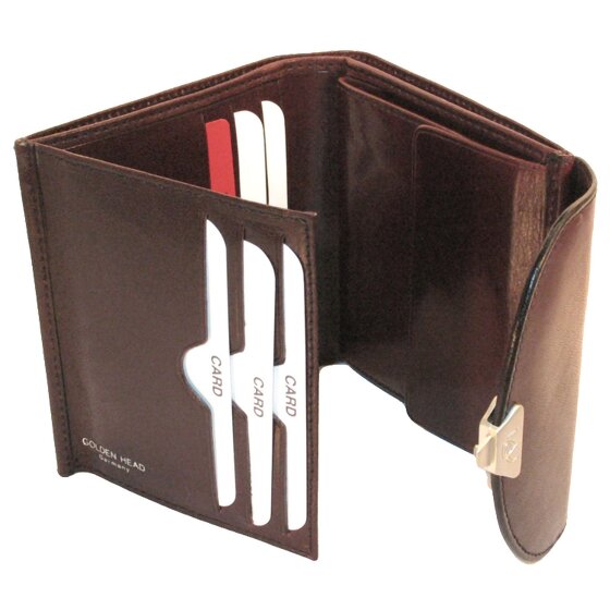 Golden Head Colorado Portemonnee RFID-bescherming Leder 12 cm