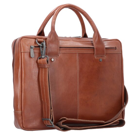 Plevier Navigator Tacan Koffer Leer 36 cm Laptop compartiment