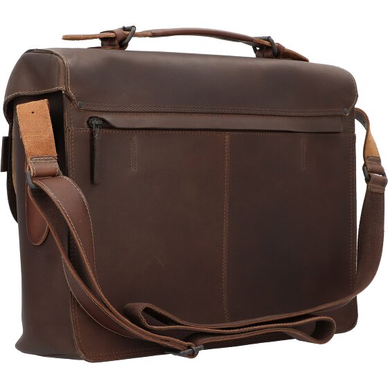 aunts & uncles The Workmates Big Fella Briefcase Leer 39 cm Laptopcompartiment
