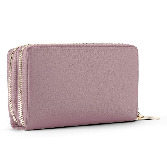 Lazarotti Bologna Leer XL Dubbele Zip-Around Portemonnee RFID Leer 20 cm