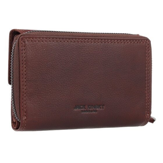 Jack Kinsky Montreal Portemonnee RFID-bescherming Leer 13.5 cm