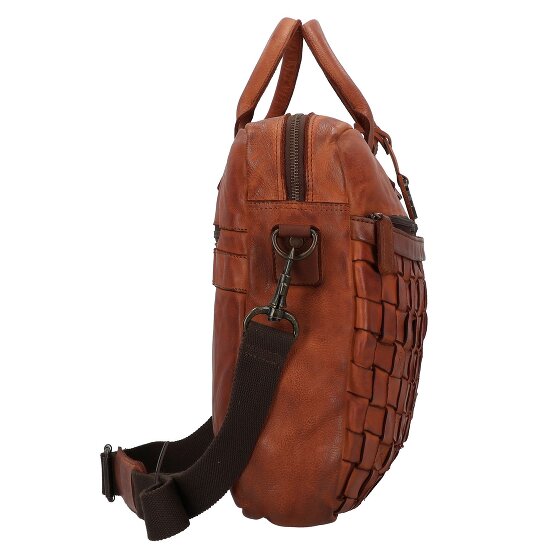 Harbour 2nd Urban Poets Blaise Koffer Leer 40 cm Laptop compartiment