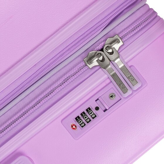 Heys Pastel 4 wielen Cabinewagen S 53 cm met uitbreidingsplooi