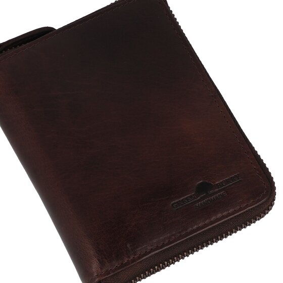Greenburry Newport Portemonnee RFID-bescherming Leer 10 cm