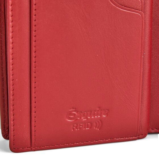 Esquire Silk Portemonnee RFID-bescherming Leder 9 cm