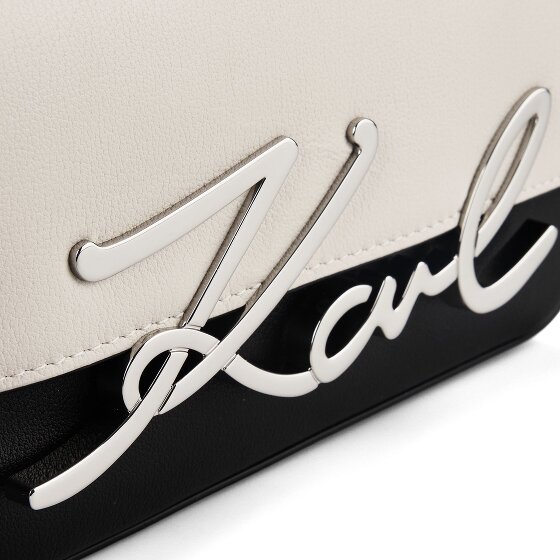 Karl Lagerfeld Signature 2.0 Schoudertas Leder 22 cm