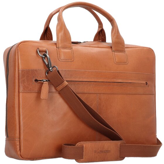 Plevier Rock Koffer RFID-bescherming Leer 43 cm Laptop compartiment