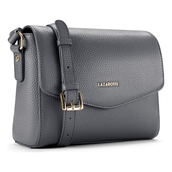 Lazarotti Bologna Leren Crossbody schoudertas leer 22 cm