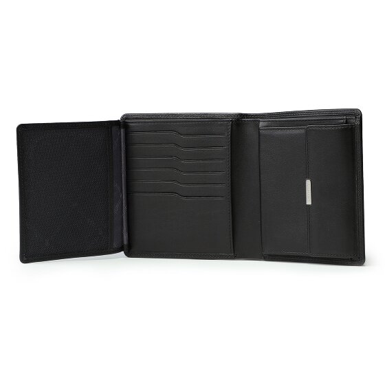 Braun Büffel Golf 3.0 Portemonnee RFID-bescherming Leer 11 cm