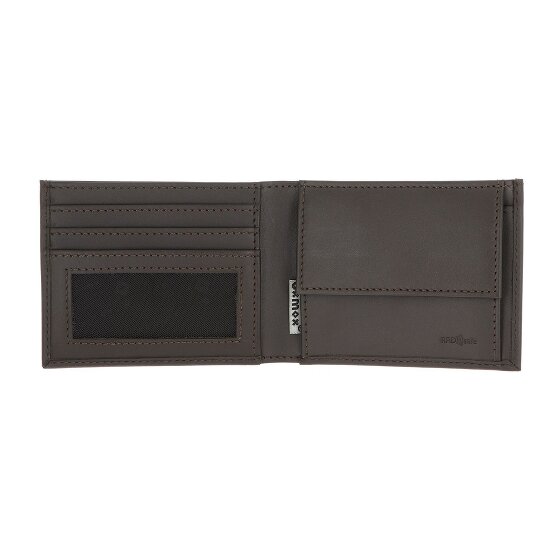 oxmox Leather Portemonnee RFID-bescherming Leder 11 cm