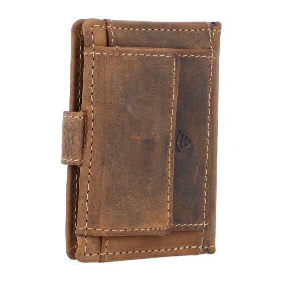 Greenburry Vintage Portemonnee RFID Leer 7 cm