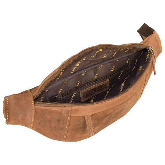 Greenburry Vintage heuptasje leer 36 cm