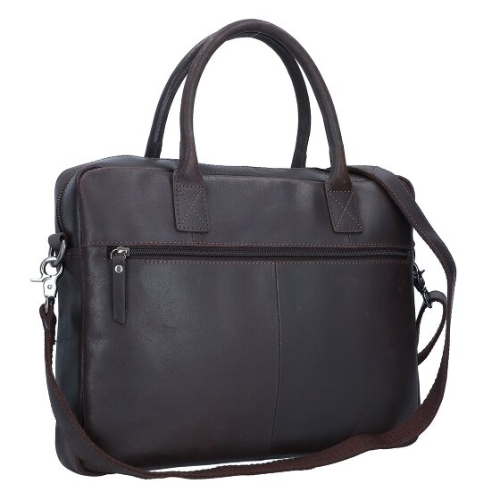 Burkely Vintage Jack Aktetas Leer 37 cm Laptopcompartiment