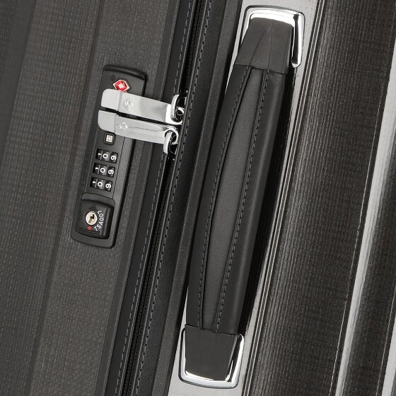 Samsonite Lite-Cube Dlx Chrome 4 wielen Trolley 68 cm