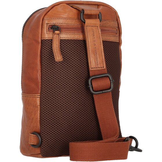 Spikes & Sparrow Bronco Schoudertas Leer 17,5 cm