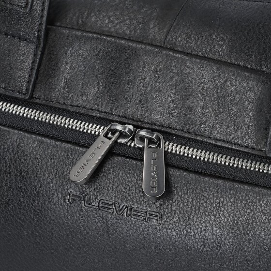 Plevier Vintage Bill Koffer Leer 40 cm Laptop compartiment