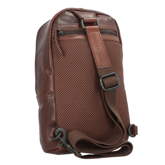 Spikes & Sparrow Bronco Schoudertas Leer 17,5 cm