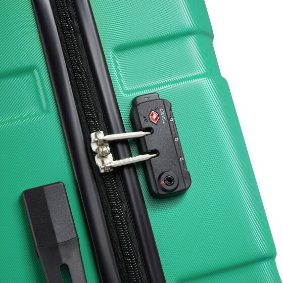 Delsey Paris x United Colors of Benetton Now Hardside 4-wiel kofferset 3-delig met stretch vouw