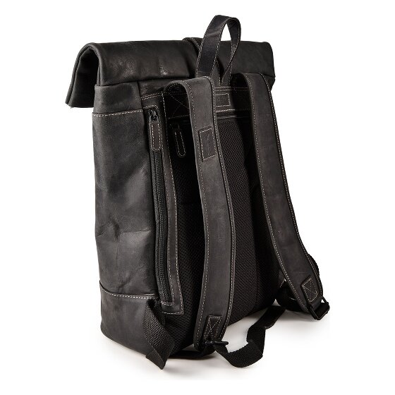 Jack Kinsky Baltimore 15 Zakelijke rugzak Leder 43 cm Laptopvak