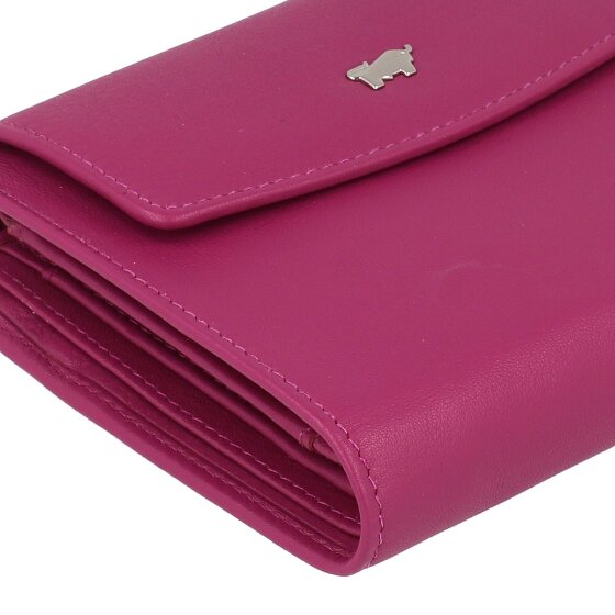 Braun Büffel Joy Portemonnee RFID-bescherming Leer 12 cm